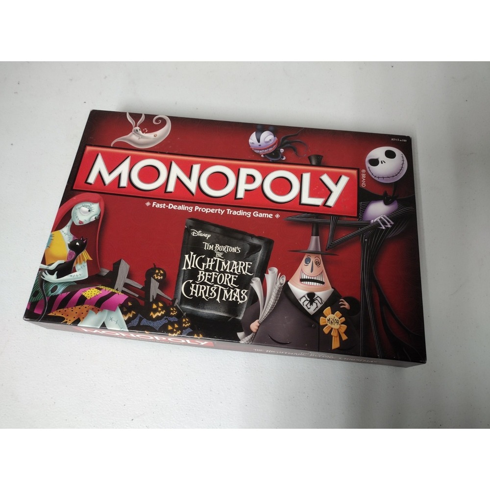 Monopoly‎ The Nightmare Before Christmas Board Game Property Trading